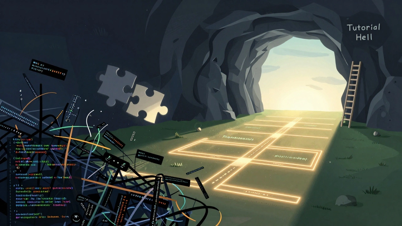 Abstract illustration of overcoming coding confusion